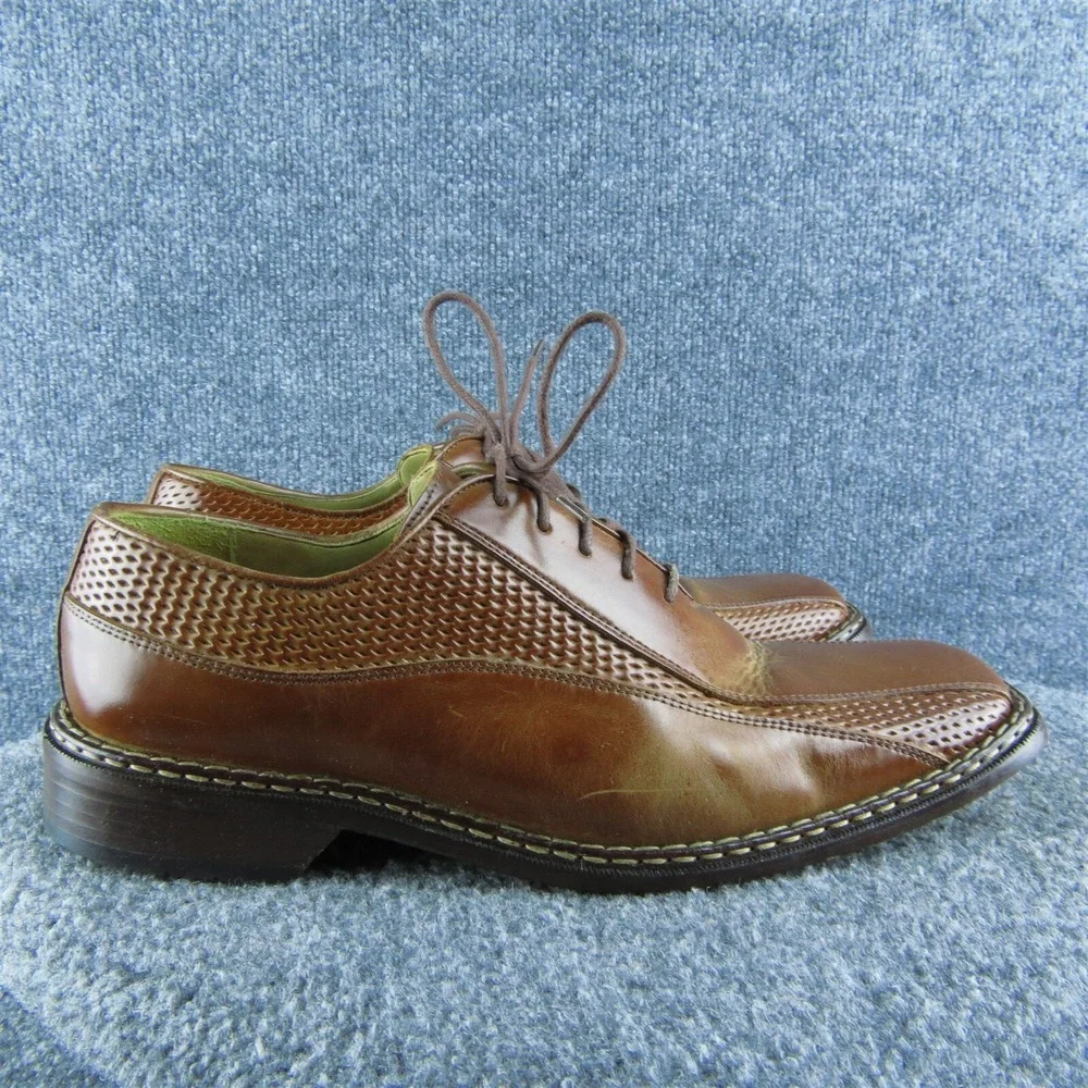 Stacy Adams Men's Oxfords Brown Leather Size 10M Gently‎ Used 2025